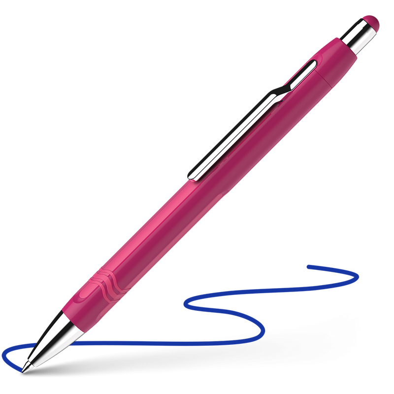Penna a Sfera Schneider Epsilon Lampone con Tratto XB e Inchiostro Blu
