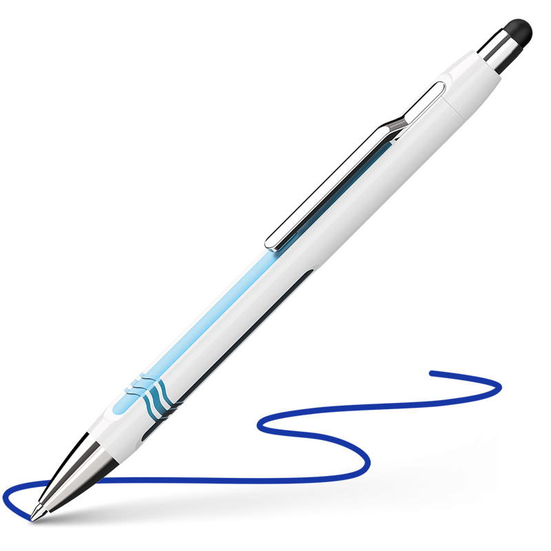 Penna a Sfera Schneider Epsilon Touch con Tratto XB Bianco e Blu