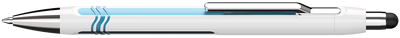 Penna a Sfera Schneider Epsilon Touch con Tratto XB Bianco e Blu