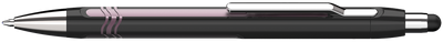 Penna a Sfera Schneider Epsilon Touch con Tratto XB Nero e Rosa