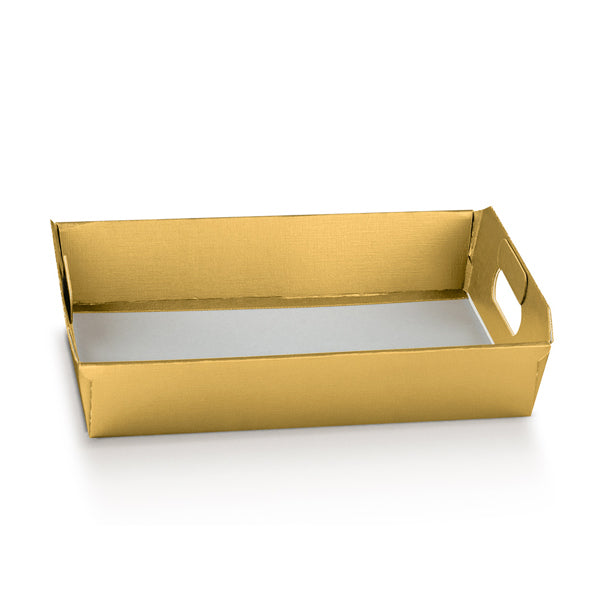 Cesto Incollato Fibra Oro 310 x 220 x 90 mm