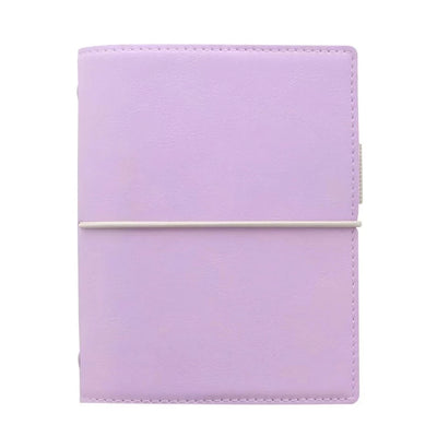 Organizer Filofax Domino Soft Pocket Lilla con Planner Annuale non Datato
