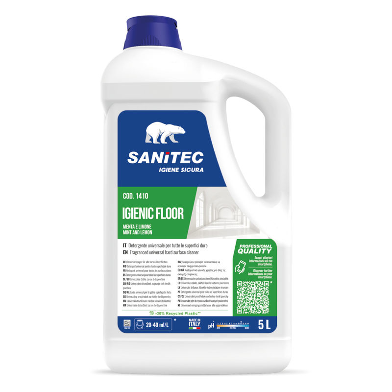Detergente per Pavimenti Universale Igienic Floor Menta e Limone 5 lt
