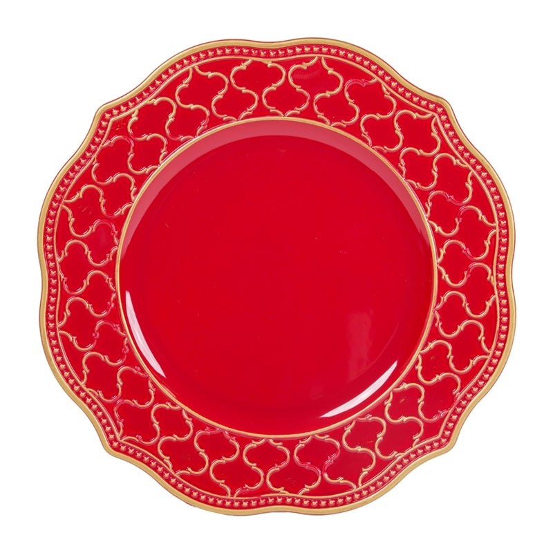 Sottopiatto in PVC Rosso 33 cm