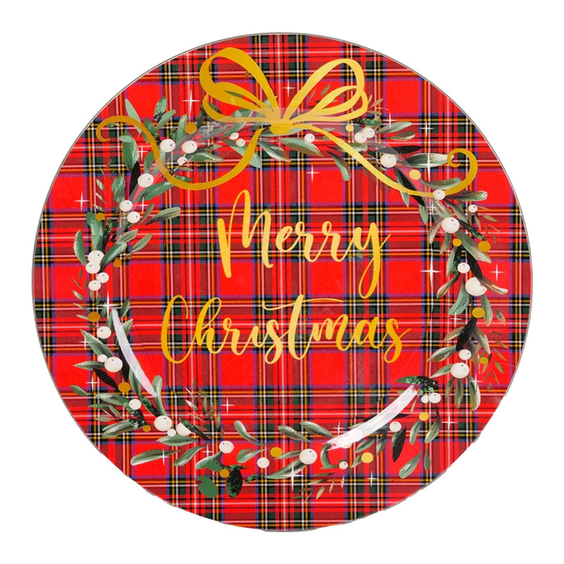 Sottopiatto in PVC Merry Christmas Multicolor 33 cm