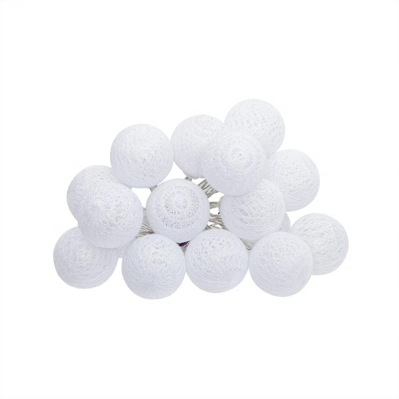 Filo Palline Luminose Bianco