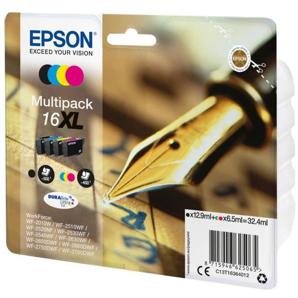 Cartuccia Originale Epson 16XL C+M+Y+K