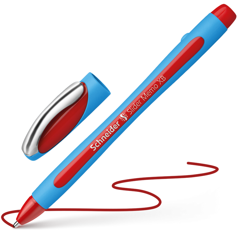 Penna a Sfera Schneider Slider Memo Rosso con Tratto XB
