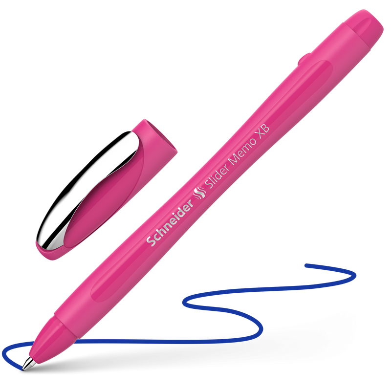 Penna a Sfera Schneider Slider Memo Fucsia con Tratto XB