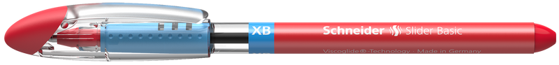 Penna a Sfera Schneider Slider Basic a Punta XB Rosso
