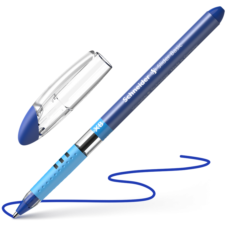 Penna a Sfera Schneider Slider Basic a Punta XB Blu