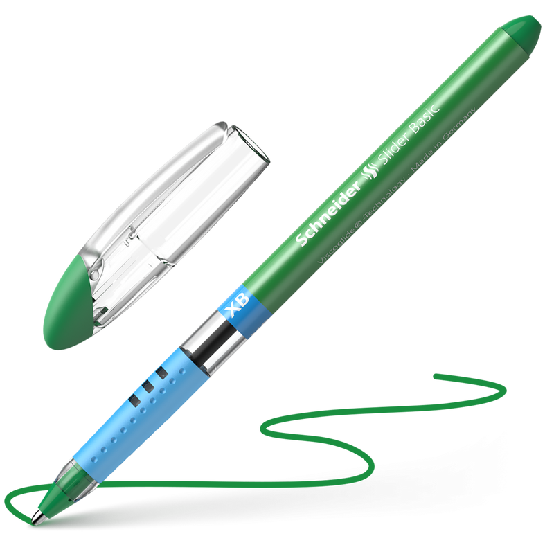 Penna a Sfera Schneider Slider Basic a Punta XB Verde
