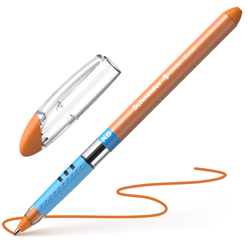 Penna a Sfera Schneider Slider Basic a Punta XB Arancione