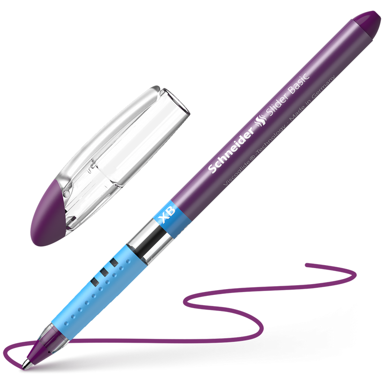 Penna a Sfera Schneider Slider Basic a Punta XB Viola