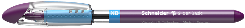 Penna a Sfera Schneider Slider Basic a Punta XB Viola