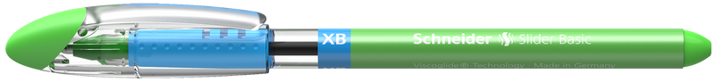 Penna a Sfera Schneider Slider Basic a Punta XB Verde Chiaro