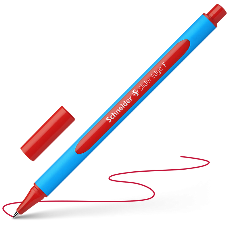 Penna a Sfera Schneider Slider Edge a Punta Fine Rosso
