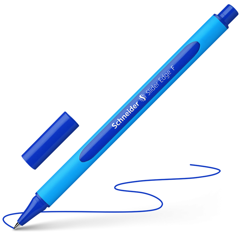 Penna a Sfera Schneider Slider Edge a Punta Fine Blu