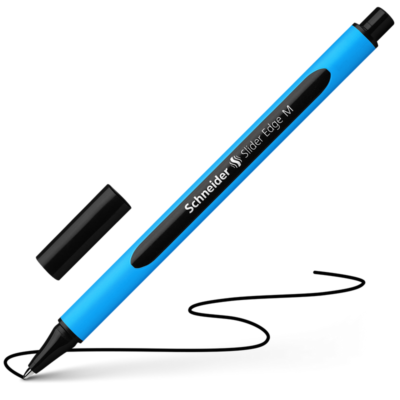 Penna a Sfera Schneider Slider Edge a Punta Media Nero