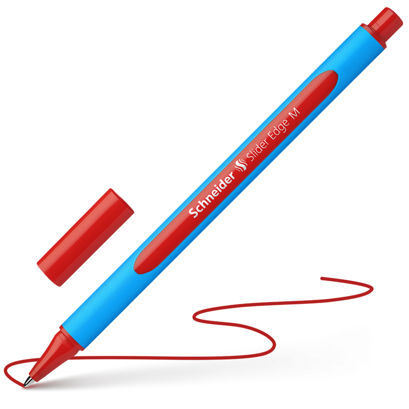 Penna a Sfera Schneider Slider Edge a Punta Media Rosso