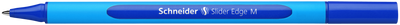 Penna a Sfera Schneider Slider Edge a Punta Media Blu