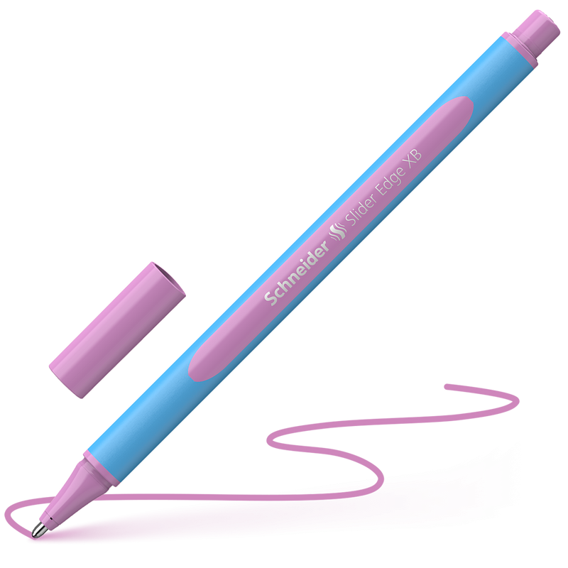 Penna a Sfera Schneider Slider Edge a Punta XB Pastel Lilla