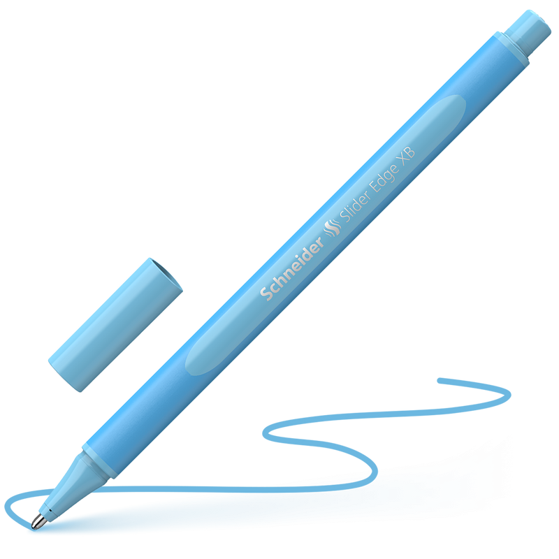 Penna a Sfera Schneider Slider Edge a Punta XB Pastel Celeste