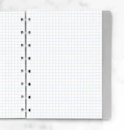 Refill Notebook Filofax A5 con Pagine Bianche a Quadretti - 32 fogli