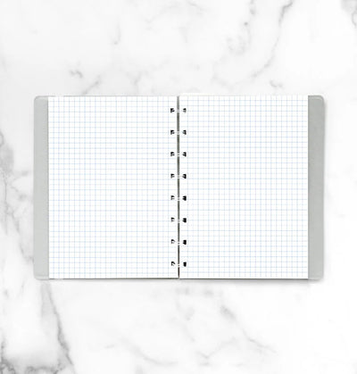 Refill Notebook Filofax A5 con Pagine Bianche a Quadretti - 32 fogli