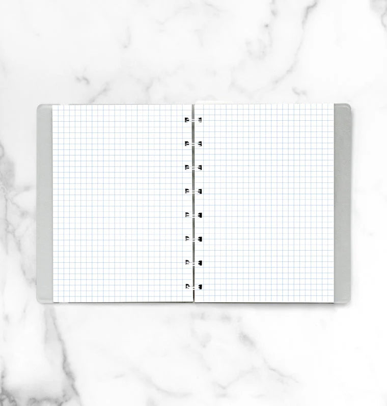 Refill Notebook Filofax A5 con Pagine Bianche a Quadretti - 32 fogli