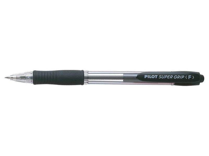 Penna a Sfera Pilot SuperGrip a Scatto con Tratto 0,7 mm e Inchiostro Nero
