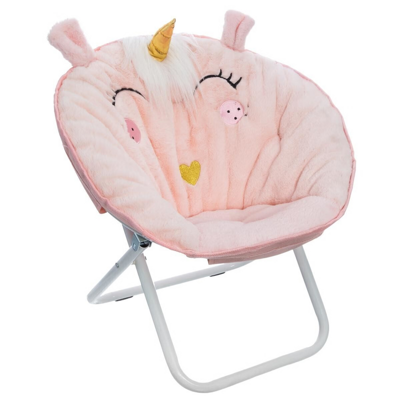 Sedia Pieghevole per Bambini Unicorno 50 cm