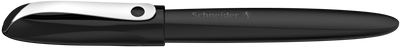 Penna Stilografica Cancellabile Ergonomica con Pennino Medio Schneider Wavy Nero