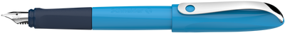 Penna Stilografica Cancellabile Ergonomica con Pennino Medio Schneider Wavy Blu