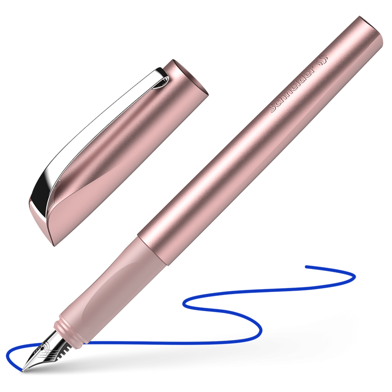 Penna Stilografica Schneider Ceod Shiny a Punta Media Powder Pink
