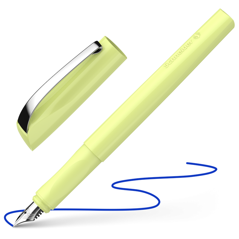Penna Stilografica Cancellabile Schneider Ceod Colour a Punta Media Lime