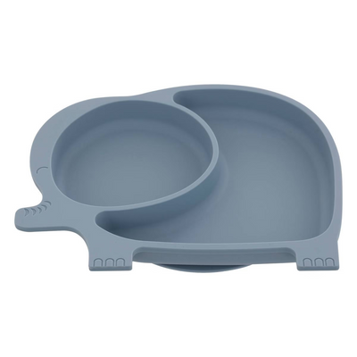 Set Pappa Elefante in Silicone Blu - 4 pezzi