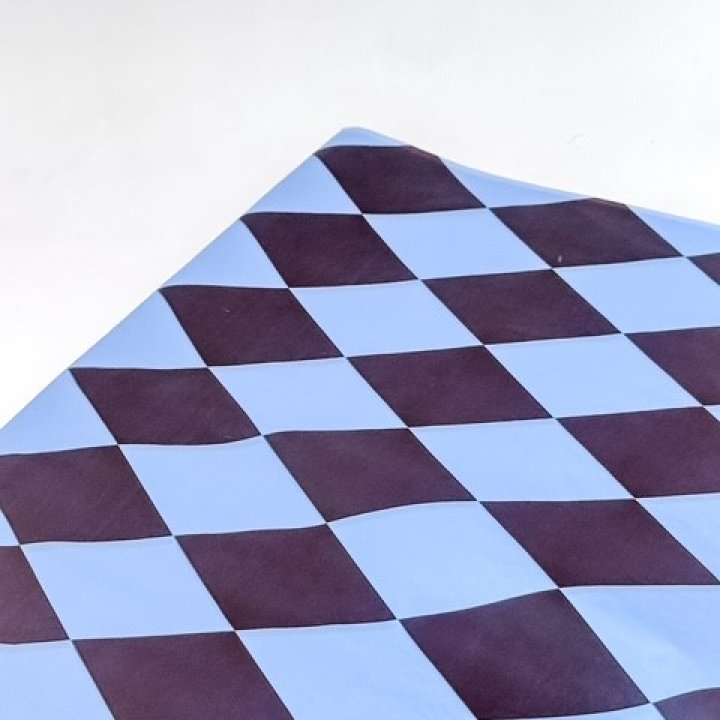 Carta Velina Rombi Bluesky & Cioccolato 62 x 86 cm - 25 pezzi