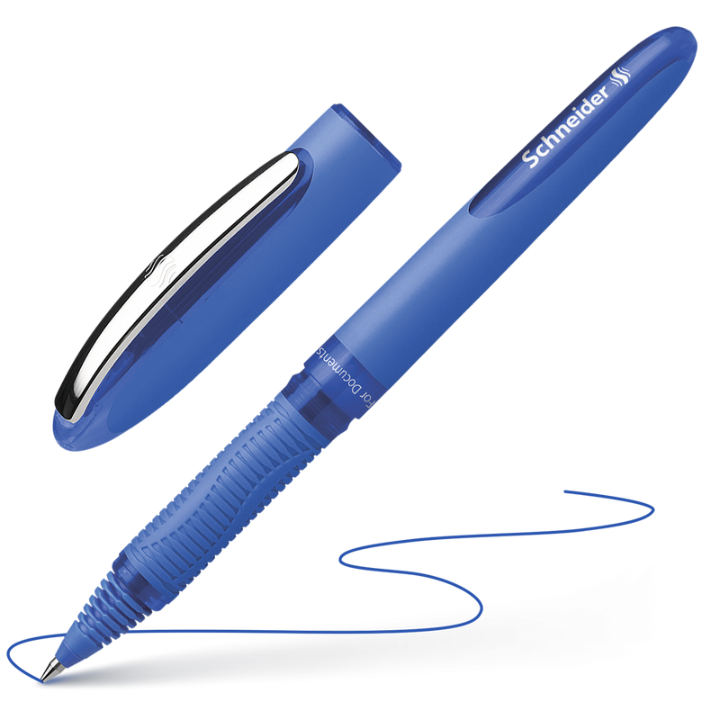 Penna Roller Liquid Schneider One Hybrid C a Tratto 0,3 mm / Blu