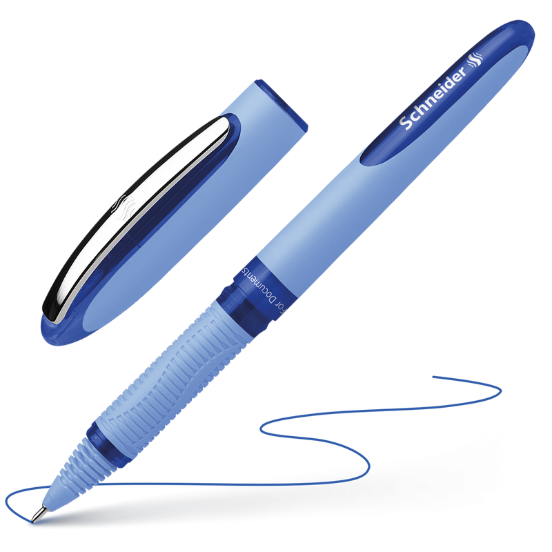 Penna Roller Liquid Schneider One Hybrid N a Tratto 0,3 mm / Blu