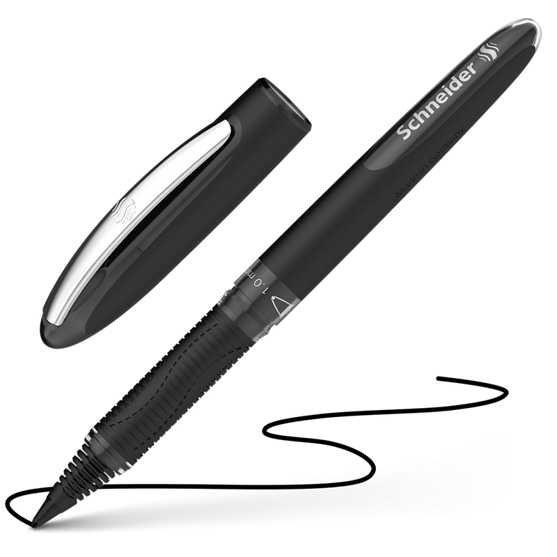 Penna Roller Schneider One Sing con Punta Ultra Smooth 1 mm / Nero
