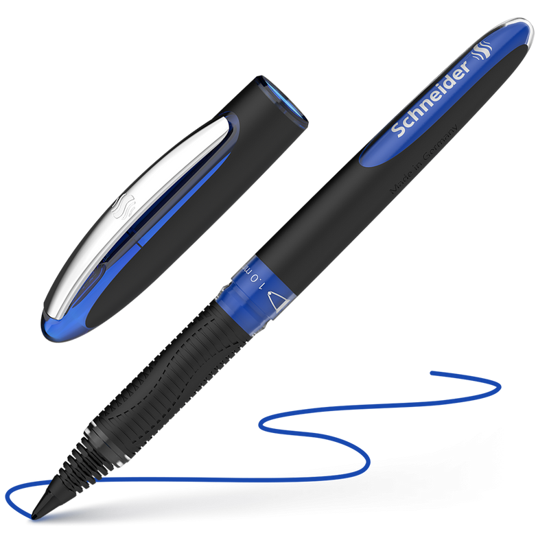 Penna Roller Schneider One Sing con Punta Ultra Smooth 1 mm / Blu
