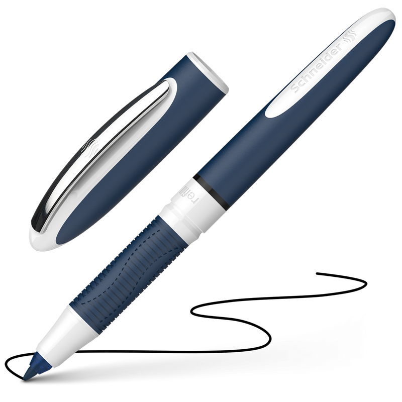 Penna Roller Schneider One Change con Punta Ultra Smooth 0,6 mm / Nero