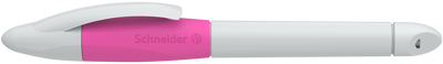 Penna Roller Schneider Base Ball con Cartucce 852 Bianco e Rosa