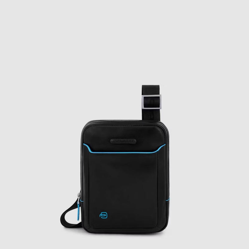 Borsello Organizzato Piquadro Blue Square Porta Ipad® Mini Nero