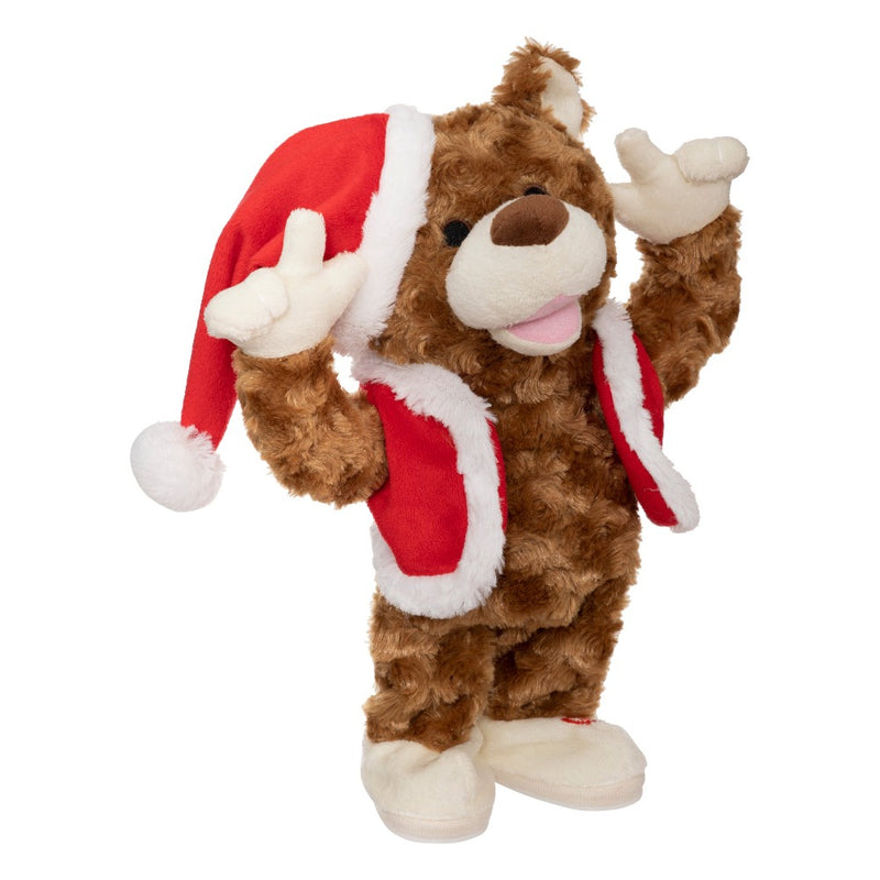 Decoro Orso Ballerino con Batterie 27 x 29,5 cm