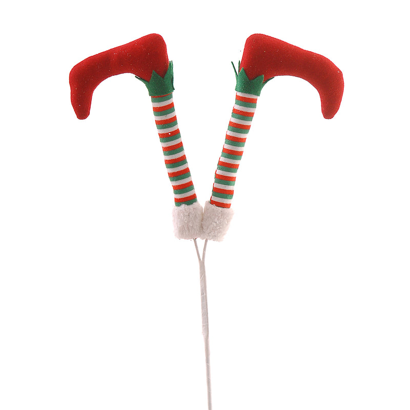 Stick Gambe Elfo Rosso e Verde 61 cm