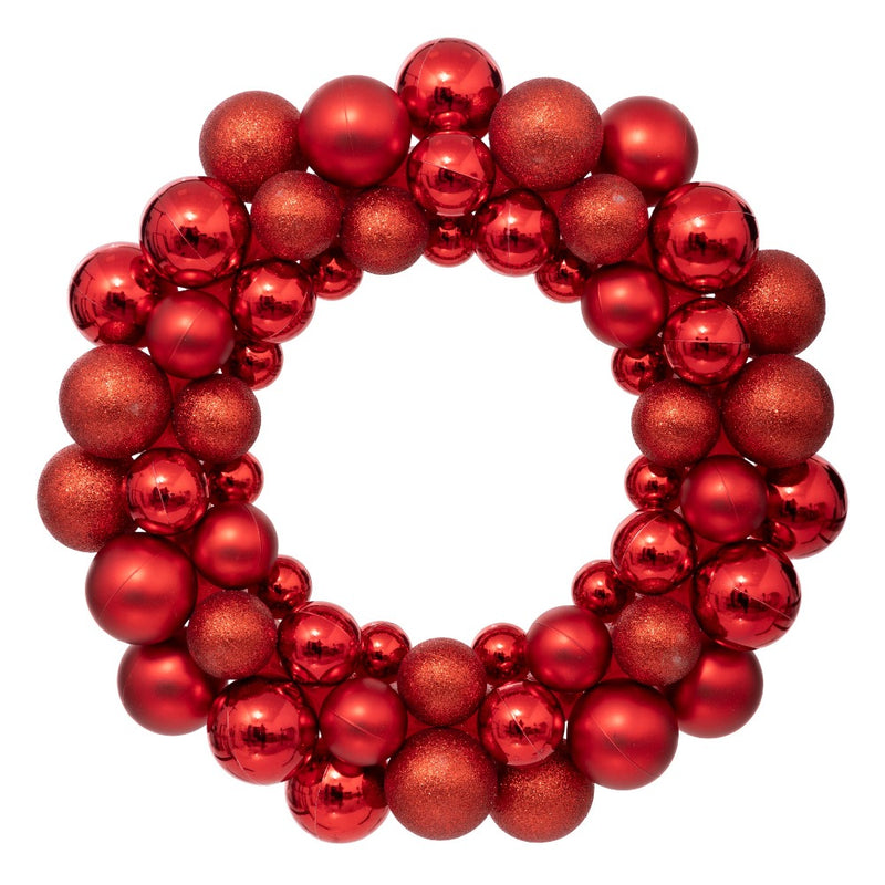 Ghirlada Xmas Ball Rosso 35 cm