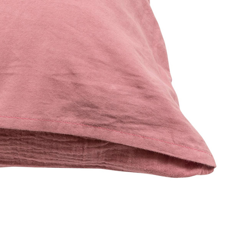 Completo da Lettino in Cotone Rosa Antico 140 x 200 cm