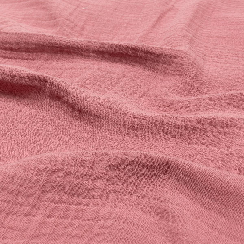 Completo da Lettino in Cotone Rosa Antico 140 x 200 cm